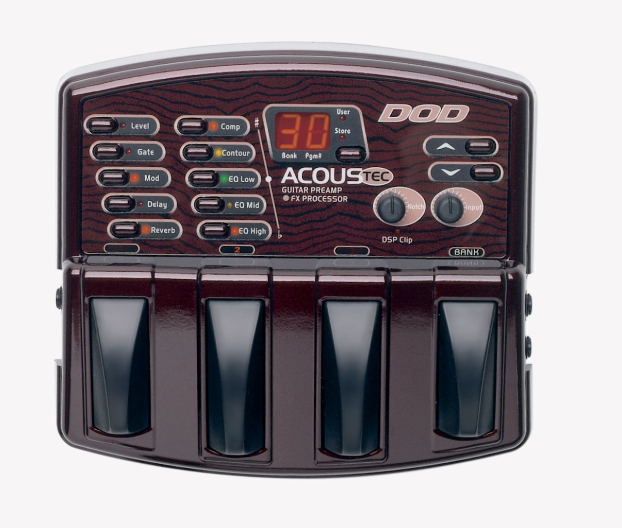 DOD Pedals AcousTEC Acoustic Guitar Preamp / Effects Processor images