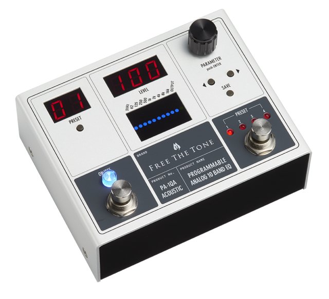 Free the Tone Free The Tone Pa-1Qa Acoustic Guitar Programmable Analog 10 Band Eq on RigShare