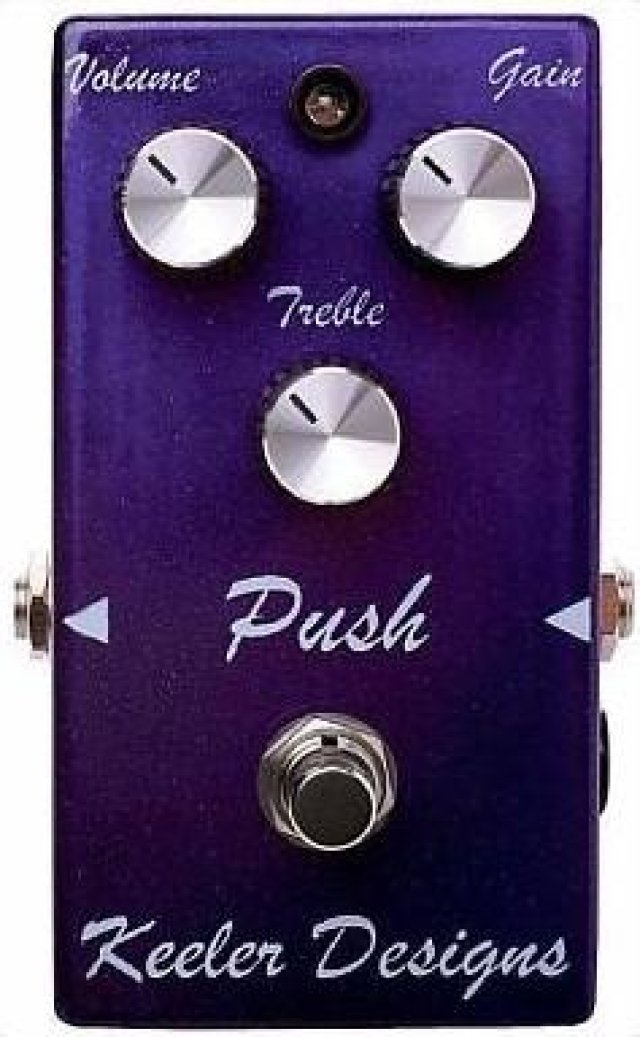 ギター Keeler Designs Push Guitar FX Layouts: Keeler Designs Push