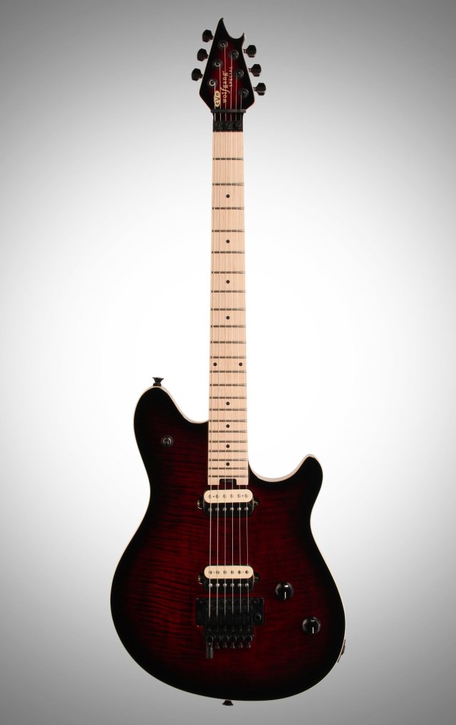 EVH Guitars and Amps Eddie Van Halen Wolfgang Special Electric Guitar, Black Cherry Burst on RigShare