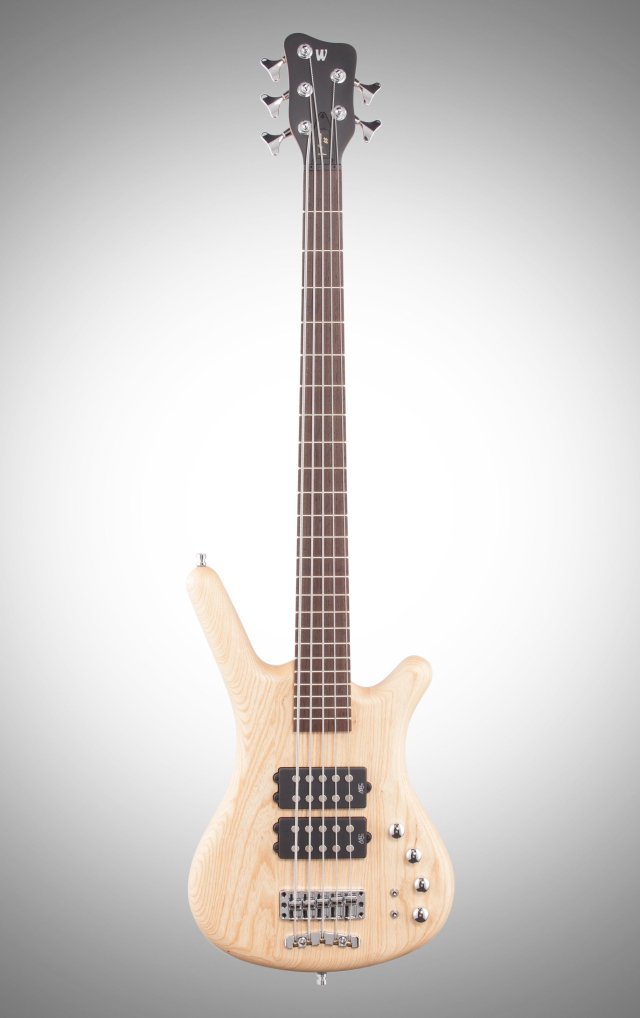 Warwick Bass Guitars Gps Corvette Double Buck 5 Electric Bass, 5-String, Natural on RigShare