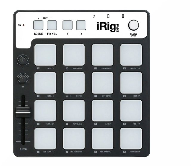 IK Multimedia Irig Pads Ios Midi Pad Controller on RigShare