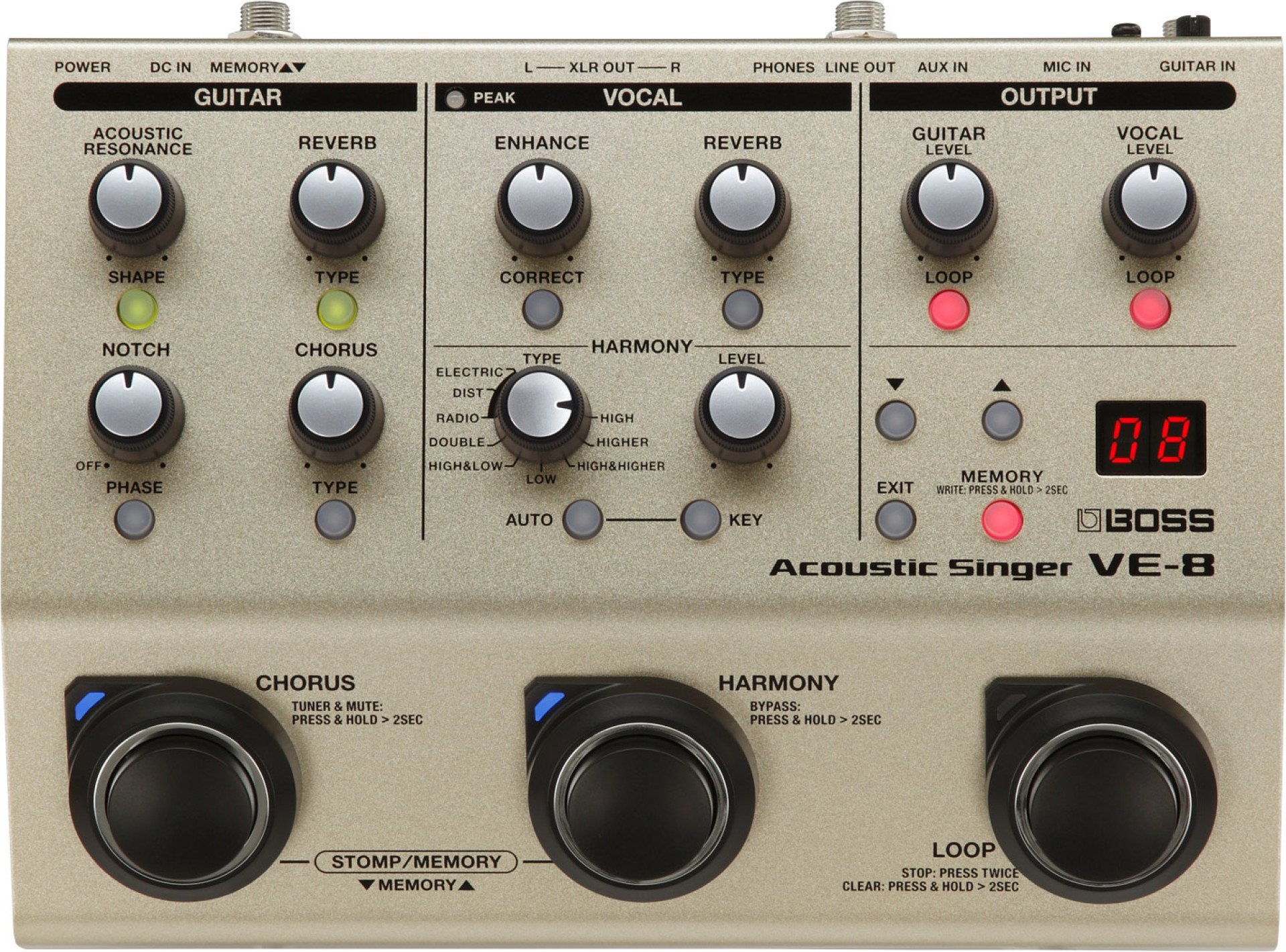 DigiTech Pedals Vocal 300 images, videos, reviews, and more